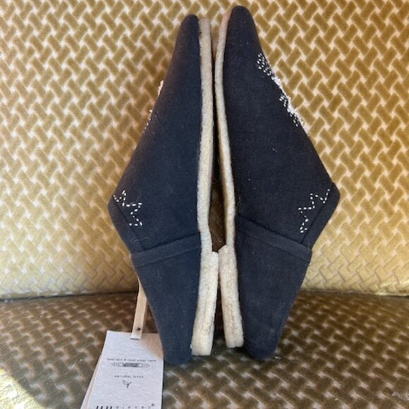 11.11 x We The Free Nightsky Patchwork Hand Made Organic Cotton Slippers - Picture 8 of 16